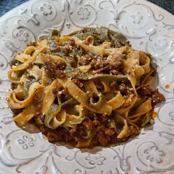 Casa Modena - Tagliatelle Verdi al Ragu - Italian Near Me - Los Angeles, California Casa Modena - Tagliatelle Verdi al Ragu - Italian Near Me - Los Angeles, California