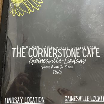 Cornerstone Cafe - Menu - Breakfast & Brunch Near Me - Gainesville, Texas