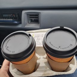 Coffee to go (they sell beans, too) Coffee to go (they sell beans, too)