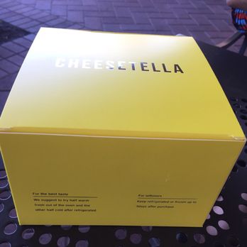 Cheesetella - Box with directions for if you don't immediately eat it all up in one sitting. Haha good luck! - Desserts Near Me - Irvine, California