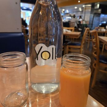 Yolk - South Loop - Fresh squeezed strawberry orange juice & water. - Breakfast & Brunch Near Me - Chicago, Illinois