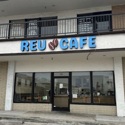 Exterior outside entrance of Reu Café - Hawthorne, California Exterior outside entrance of Reu Café - Hawthorne, California