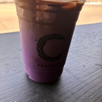 Gravves Coffee - Ube latte - Food Trucks Near Me - San Antonio, Texas