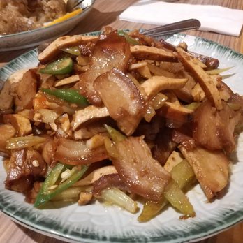 Hunan Kitchen - Smoked Bacon /dried spiced tofu. - Chinese Near Me - Katy, Texas