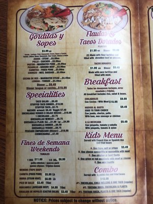 Menu photo 2 Tito's Tacos Steger, IL