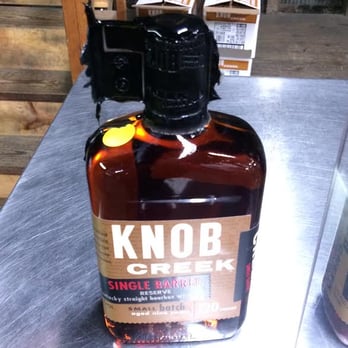 James B. Beam Distilling - bottle of Knob Creek with personalized thumbprints! - Distilleries Near Me - Clermont, Kentucky