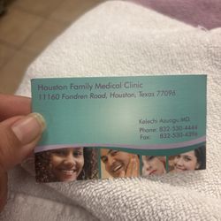 Houston Family Medical Clinic - Business card