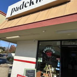 Exterior outside entrance of Padekwa - Lakewood, California Exterior outside entrance of Padekwa - Lakewood, California