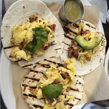 Millie's Cafe - Tacos De Huevos with smoked applewood bacon - Breakfast & Brunch Near Me - Los Angeles, California Millie's Cafe - Tacos De Huevos with smoked applewood bacon - Breakfast & Brunch Near Me - Los Angeles, California