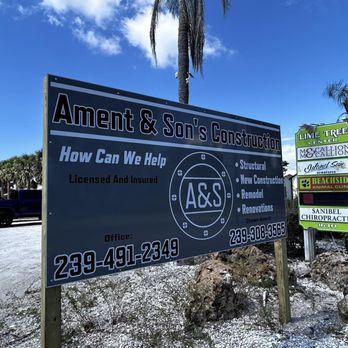 Ament & Sons Construction - a sign for ament & sons construction - General Contractors Near Me Ament & Sons Construction - a sign for ament & sons construction - General Contractors Near Me