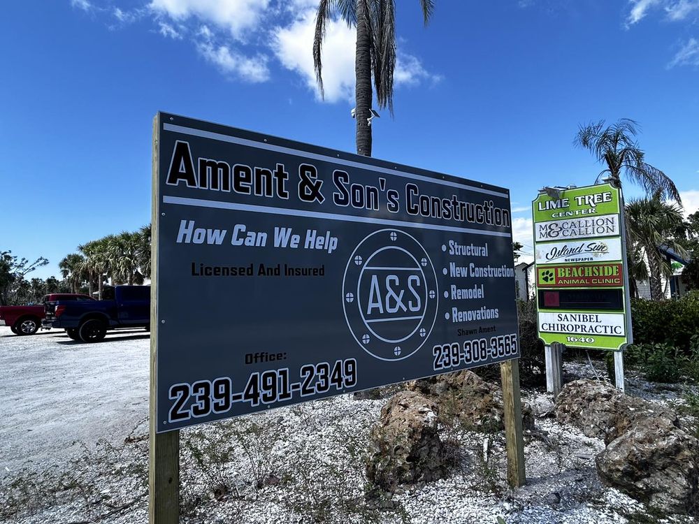Slide of Ament & Sons Construction