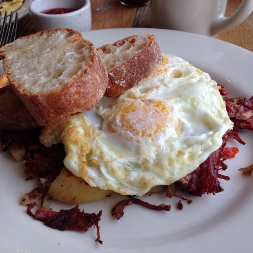 Plow - Some serious corned beef hash under those eggs. - Breakfast & Brunch Near Me - San Francisco, California Plow - Some serious corned beef hash under those eggs. - Breakfast & Brunch Near Me - San Francisco, California
