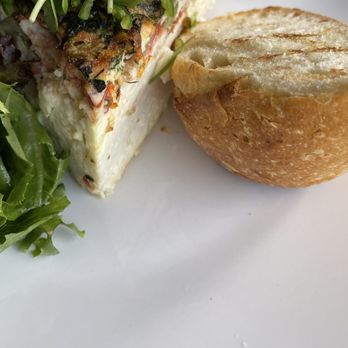 un caffe altamura - Delicious frittata (comes with salad & bread) - Cafes Near Me - Manhattan Beach, California un caffe altamura - Delicious frittata (comes with salad & bread) - Cafes Near Me - Manhattan Beach, California