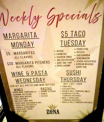 Menu photo 4 Zona Cantina + Cocina Mesa, AZ
