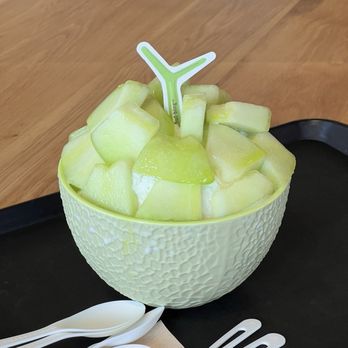 Sulbing - Melon yogurt bingsoo - Desserts Near Me - Santa Clara, California Sulbing - Melon yogurt bingsoo - Desserts Near Me - Santa Clara, California