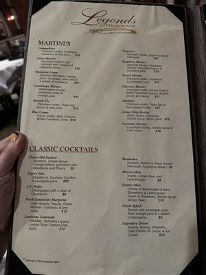 Menu photo 1 Legends Steakhouse Marksville, LA