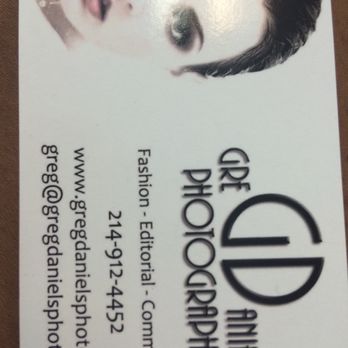 Greg Daniels Photography - Business card - Editorial Services Near Me