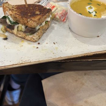 First Watch - Butternut squash soup Market veggie sandwich - Breakfast & Brunch Near Me - St.Peter's, Missouri