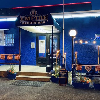 Empire - the outside of a sports bar at night - Sports Bars Near Me - Brooklawn, New Jersey