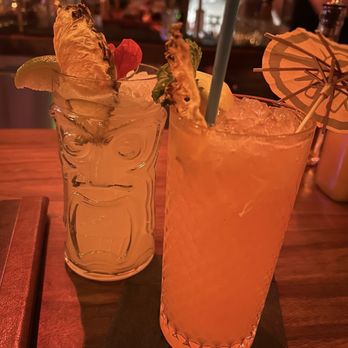 Broken Compass Tiki - Left: picante amor Right: bittersweet passion - New American Near Me - Burbank, California
