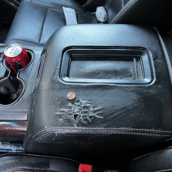 Ceramic Pro Mountain View - Before repair of center console. - Car Window Tinting Near Me - Mountain View, California