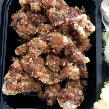 Sushi in the Box - Tempura Bento w/ Sesame Chicken - $12.99, sesame chicken - Sushi Bars Near Me - Arcadia, California