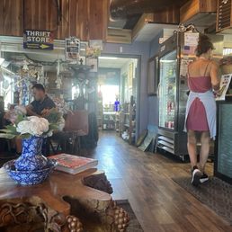The inside of the restaurant