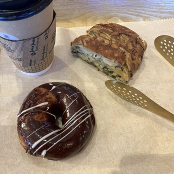 Teamania - Chocolate donut & Spinach-n-Artichoke Bread - Bakeries Near Me - Rockville, Maryland