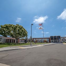 Marine View Middle School - Front of the school view