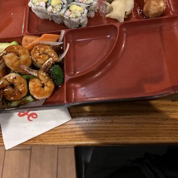 Sushi Village - Shrimp teriyaki with sushi - Sushi Bars Near Me - Fishkill, New York