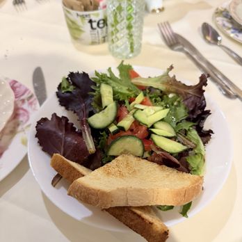 Chado Tea Room - Spring Afternoon Tea Starter - Chado Salad. - Tea Rooms Near Me - Pasadena, California
