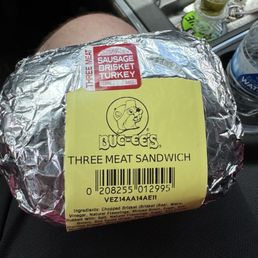 Three meat sammich!