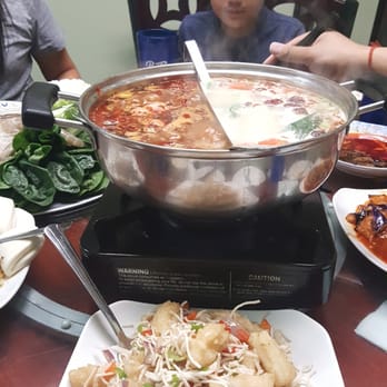 Szechuan House - hot pot - $40 large enough to share with 4 people - Szechuan Near Me - Ames, Iowa