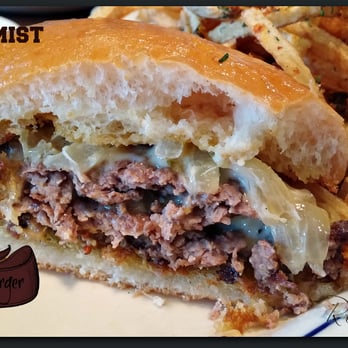 The Optimist - Cross cut of the Opti Burger - Seafood Near Me - Atlanta, Georgia The Optimist - Cross cut of the Opti Burger - Seafood Near Me - Atlanta, Georgia