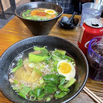 Tamashii Ramen - 1. Veggie Ramen 2. Kara Veggie Ramen - Ramen Near Me - Astoria, New York