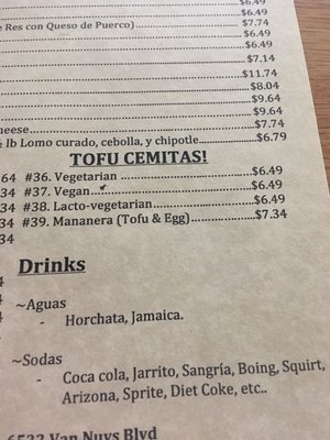 Menu photo 4 Cemitas Poblanas Don Adrian Van Nuys, CA