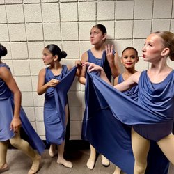 Dancers behind the scene at our 2026 Recital