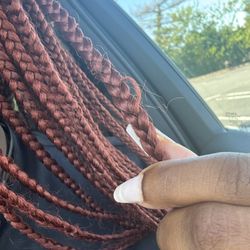 Kubash luxe braids - A lot of my braids are cut with my hair outside of the braid