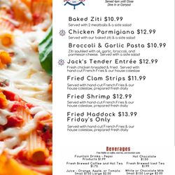 Dinner Menu