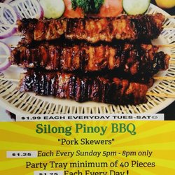 Silong Express - Filipino pork BBQ (pork skewers)our bestseller