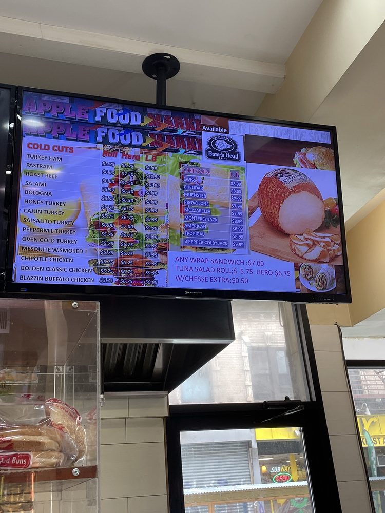 BIG APPLE FOOD MARKET Updated September 2024 219 E Broadway, New York, New York Grocery