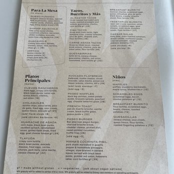 Paseo - brunch menu - Mexican Near Me - Anaheim, California Paseo - brunch menu - Mexican Near Me - Anaheim, California