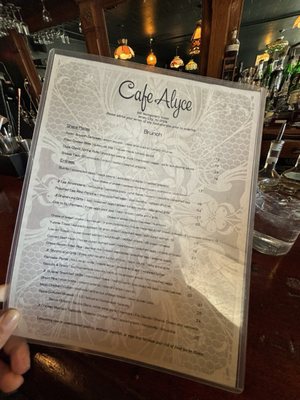 Menu photo 2 Alyce Jersey City, NJ Menu photo 2 Alyce Jersey City, NJ
