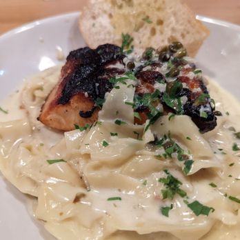 Adamo's - Salmon picatta - New American Near Me - Sacramento, California