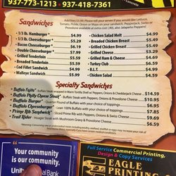 Buffalo Jack's - Menu