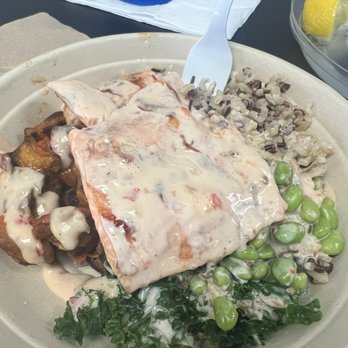 Urbane Cafe - Salmon bowl - Sandwiches Near Me - San Diego, California Urbane Cafe - Salmon bowl - Sandwiches Near Me - San Diego, California