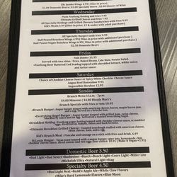 Daily Specials