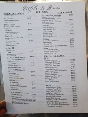 Menu photo 5 Bottle & Bean Chandler, AZ Menu photo 5 Bottle & Bean Chandler, AZ