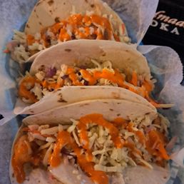 Volcano Shrimp  tacos
