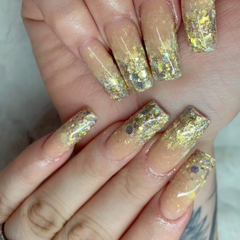 Princess Nails - New acrylic set with ombré glitter done by Vi!! Superb!!!!! - Nail Salons Near Me - Concord, California Princess Nails - New acrylic set with ombré glitter done by Vi!! Superb!!!!! - Nail Salons Near Me - Concord, California